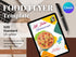 Little Italian Pizza Restaurant Flyer Template, Editable Canva Food Flyer, Pizza Promotion Poster, Instant Download