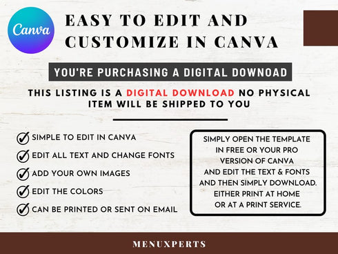 Chocolate Event Flyer Template, Editable Dessert Festival Poster, Cocoa & Sweets Promotion Flyer, Canva Instant Download, Food Event Marketing